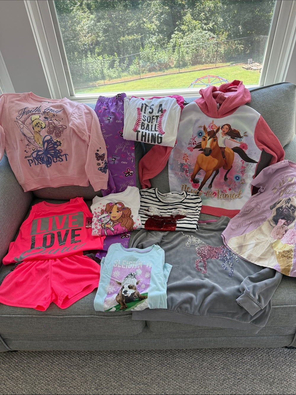 Girls' Bundle- Size 10/12 Various Brands- Hooded Sweatshirt, long/short sleeve